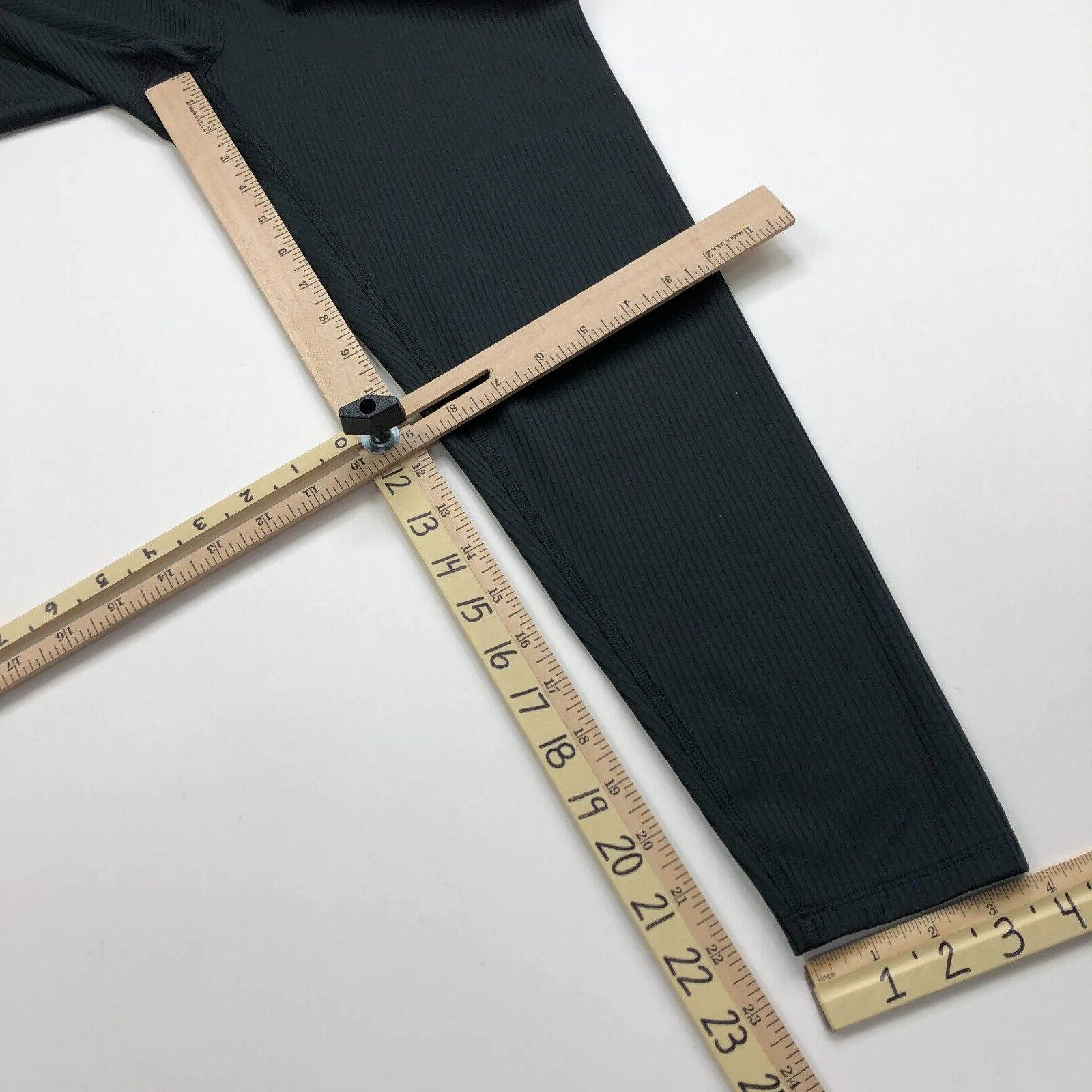 girlfriend-collective high rise 7/8 ribbed leggings