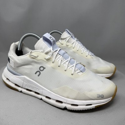 On Cloudnova Shoes Womens Size 10 White Athletic Sneakers