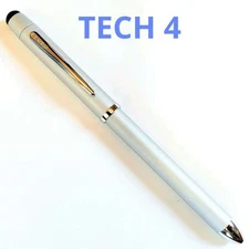 CROSS TECH4 TECH 3 COMPOSITE BALL PENS SUNCHROME GRAY #37e9fc