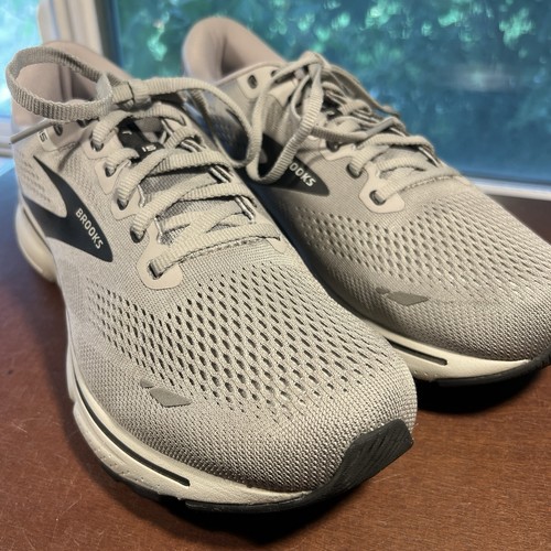 Brooks Ghost 15 Men's Sz 10EE Sneakers Shoes Grey & Black 1103932E098 No Insoles - Picture 16 of 16