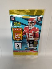 🏈2025 DONRUSS ELITE MEGA PACK SEALED ONE (1) SINGLE FOOTBALL CARDS NFL 5 CARDS