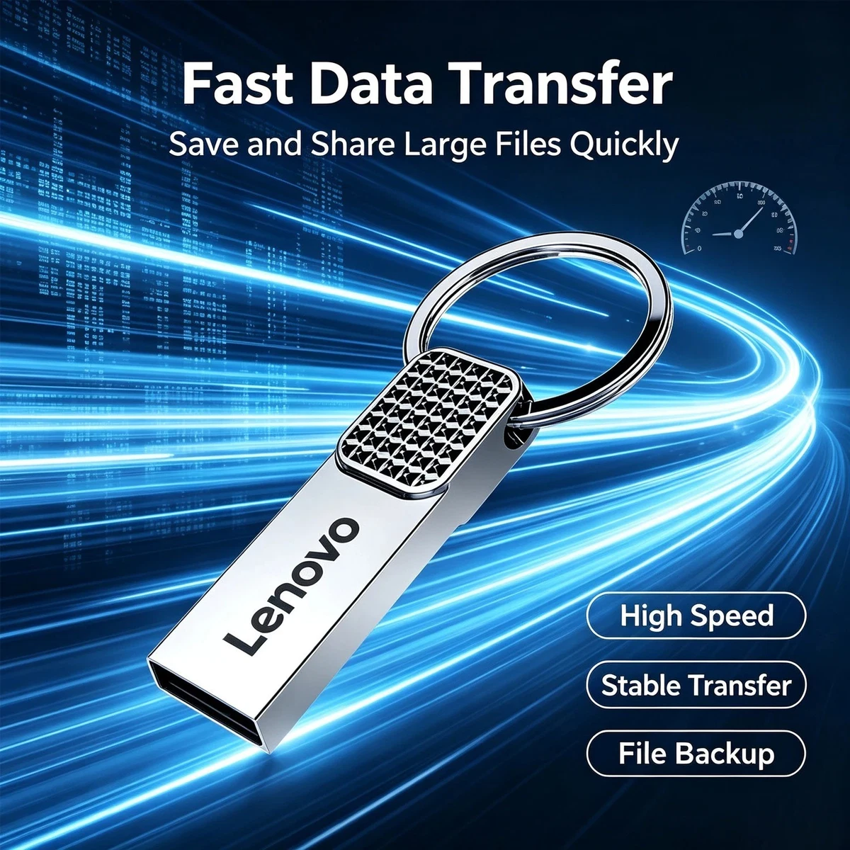 Lenovo 512GB USB 3.0 Flash Drive Metal Pendrive High Speed Data Storage