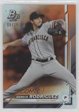 2019 Bowman Platinum Wal-Mart Orange Foil 8/25 Dereck Rodriguez #43 0b0