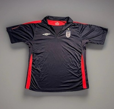 England Trainingsshirt 2004/06 04-06 L Umbro Langarm Zipper Reißverschluss