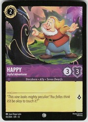 Happy - Joyful Adventurer 43/204 Wilds Unknown Disney Lorcana Common