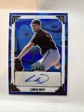2024 Leaf Metal - Autographs Blue Lava #91A-LR1 Landen Roupp /15 (AU, RC)