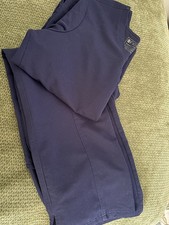 FIGS Technical Collection Unisex Scrub Set V-Neck Top  Pants Navy Blue Medium