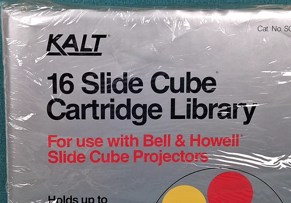 KALT 16 Slide Cube Cartridge Library For Bell & Howell Projectors For 640 Slides - Image 2 of 4