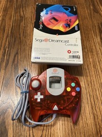 Sega Dreamcast Red Controller  OEM  - In Box /w Manual
