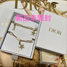 Dior Star Logo Phone Strap Charm Novelty Gold Genuine Authentic Limited