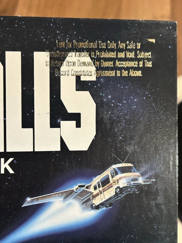 Spaceballs movie soundtrack vinyl record Rare promo stamped Mel Brooks - Imagem 3 de 4