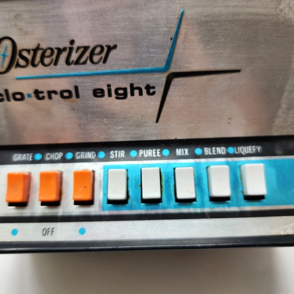 Oster Osterizer Cyclo-Trol Eight 547 Blender Chrome Black MOTOR ONLY - Image 2 of 4