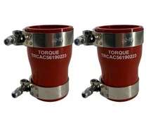 Pair of High Temp Silicone Coupler Hose for Cummins ISX15 2011-2016