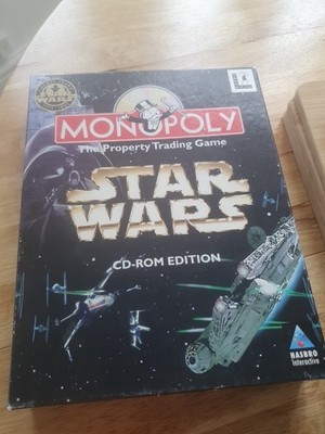 Star Wars Monopoly CD-ROM Edition Vintage Hasbro Interaktives Spiel Lucas Arts