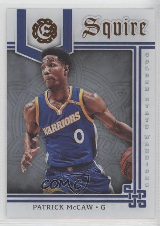 2016-17 Panini Excalibur Squire Patrick McCaw #7 Rookie RC 4r2