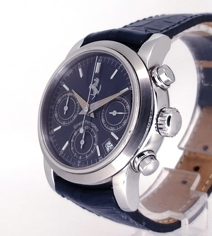 Hombre GIRARD PERREGAUX Ferrari Cronógrafo Automático Edición Limitada Ref8020 Azul Foto 2 de 4