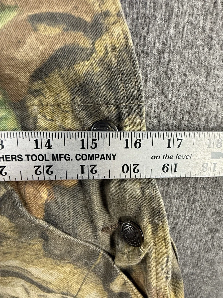 Vintage Lady Liberty Realtree Camo RARE! Bib Overalls Womens Size 10 Regular - Image 4 of 4