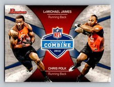 2012 Bowman #CC-JP LaMichael James / Chris Polk Combine Competition