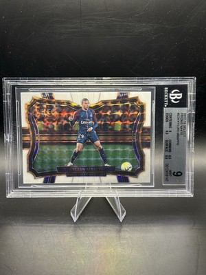2017 Select Field Level Kylian Mbappe RC Rookie White Mosaic Prizm /99 BGS 9 224