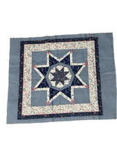 Cotton Patchwork five pieces for Quilt Table Floral Wall Hanging 17" x 17" ea