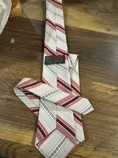 Vintage John Blair Menswear Striped Polyester Necktie