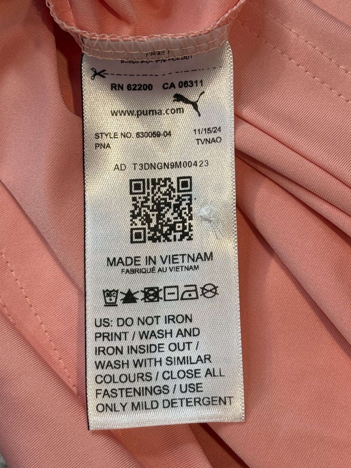 New! Puma MATTR Elevated Solid Short Sleeve Golf Polo - Size Large thumbnail 6