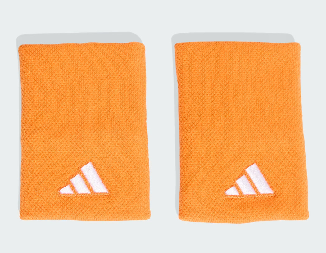 Adidas Tennis Wristband L Unisex Sports Training Sweatband Orange 2pc NWT KH1095 8290₽