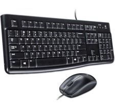  New, Logitech MK120, Plug and Play USB Mouse...
