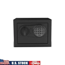 Small Digital Safe Electronic Lock Backup Keys Mountable Security Safe 17SCM New