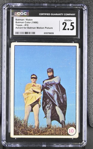 1966 Topps Batman Bat Laffs #10 Batman and Robin — CGC 2.5