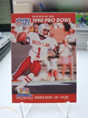 1990 Pro Set Warren Moon, Houston Oilers #359