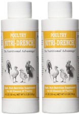 BOVIDR LABORATO 617407594416 Nutri-Drench Poultry Solution 4 FL OZ  2.Units 