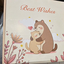 Baby Memory Book Keepsake Album, Animals Theme, Pink/White/Brown AGCITY7006