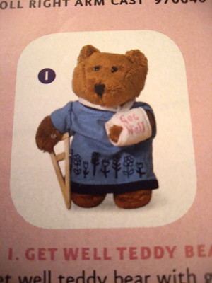 My Twinn GET WELL TEDDY BEAR  CUTE  NRFP