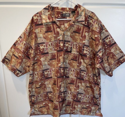 Enyce Brand The Source Magazine Button Up Shirt XL Tupac Biggie Nas Snoop NWOT