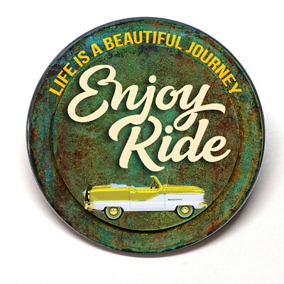 Nash Metropolitan Enjoy The Ride Fridge Magnet BUY 3 GET 4 FREE MIX & MATCH