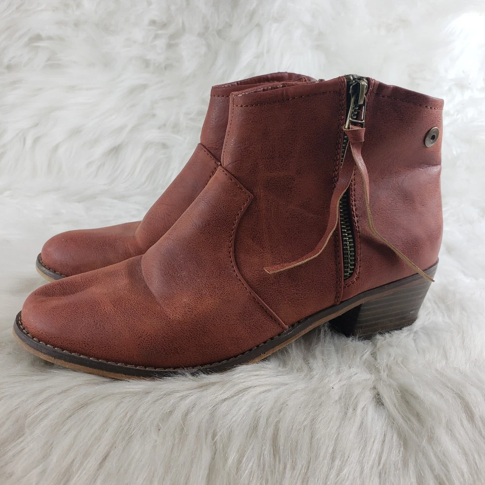 Botines informales marrón BRECKELLE'S para mujer talla US 9 Foto 2 de 4