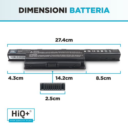 Batteria Potenziata per Portatile Acer TravelMate 5740 - Foto 4 di 8