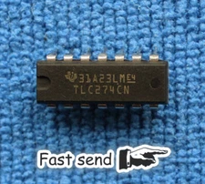 5pcs TLC274CN TLC274 LinCMOSE PRECISION QUAD OPERATIONAL AMPLIFIERS