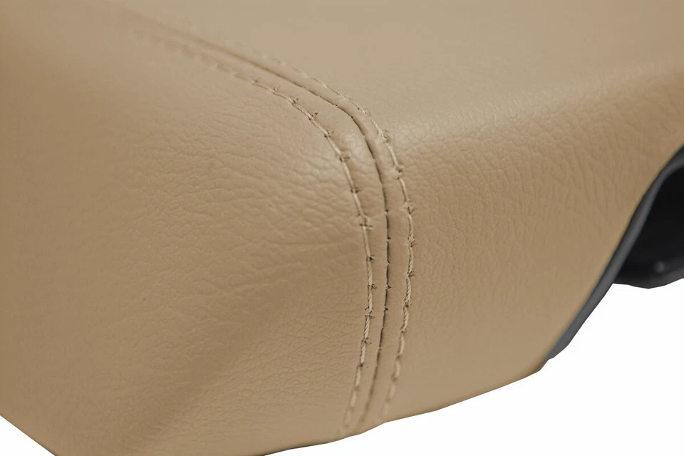Center Console Lid Armrest Cover Leather for Kia Sedona 2015-2020 Beige Tan - Imagem 4 de 4