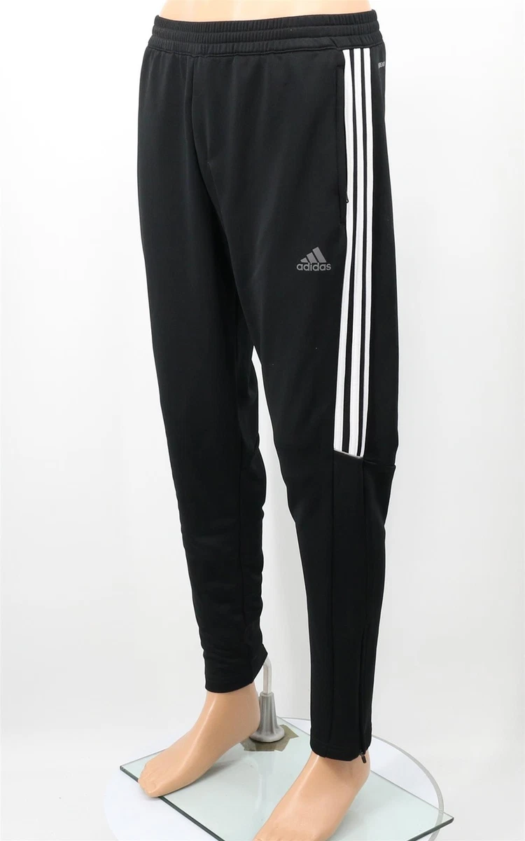 adidas pants white with black stripes