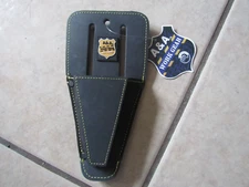 A & A Work Gear Pliers/Tools/Leather Holder Pouch -  Belt Holster - Black (B 31)