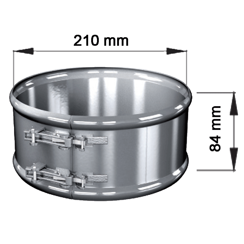 Edelstahl Ofenrohr 60mm - Für Multi-Kraftstoff-Öfen, 20/30/40 Cm Länge, Korrosionsbeständig