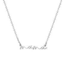 RWQIAN Mama Necklace for Women Mama Pendant Necklace Gifts for New Mom,Mom To...