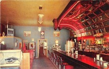 Mackay ID Lost River Cafe Restaurant Juke Box Cigarette Vending Postcard