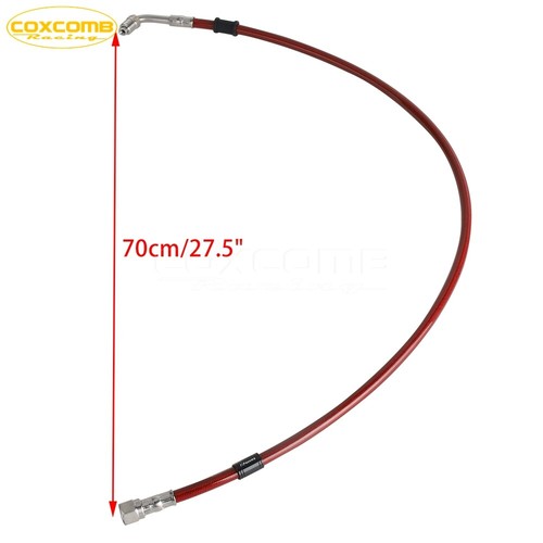 27.5" Complete Brake Line Kit Fit 14"-15" Handlebar Harley Softail Low Rider 20+ - Picture 3 of 16