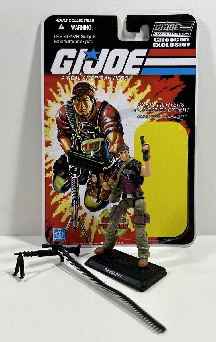 GI Joe Sonic Fighters Tunnel Rat loose figure 2018 Joecon Club