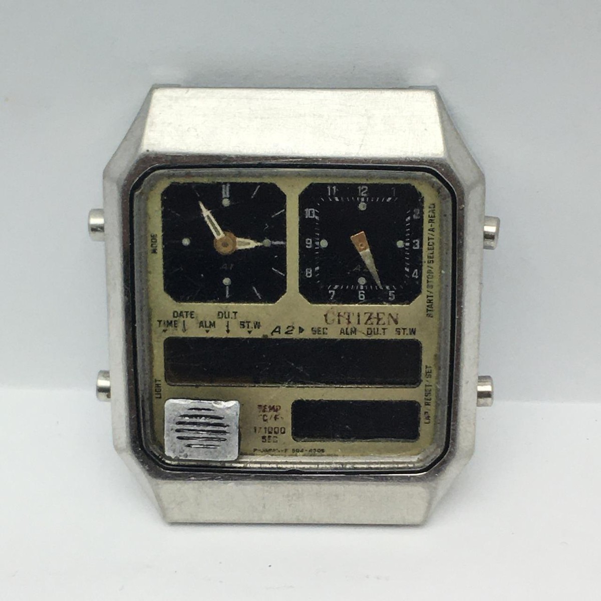 Citizen 8980-084900 Ana Digi Vintage Men's Watch For Parts