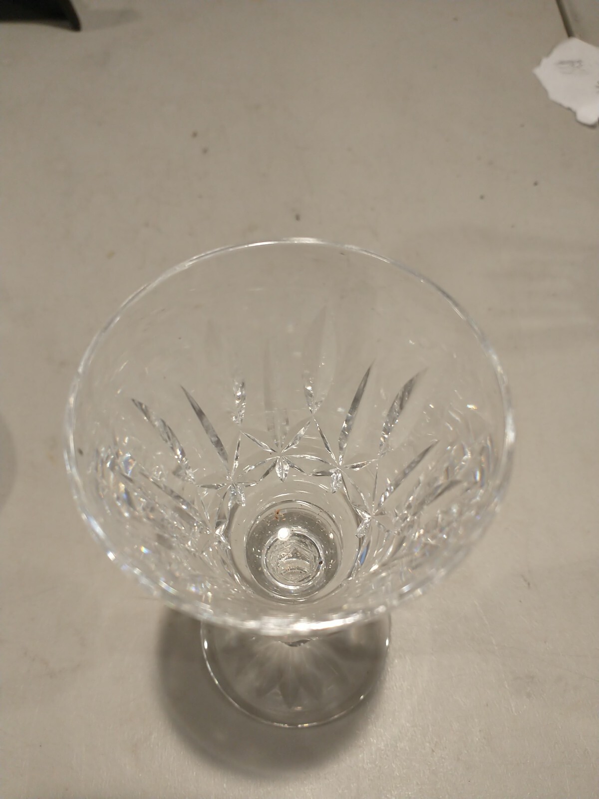 WATERFORD Rosslare Crystal Claret Wine Glasses 6" Tall Ireland