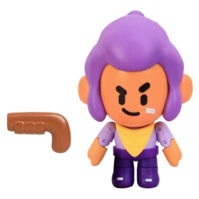 Brawl Stars Shelly Brawler Broomstick Shotgun Fighter Action Figure